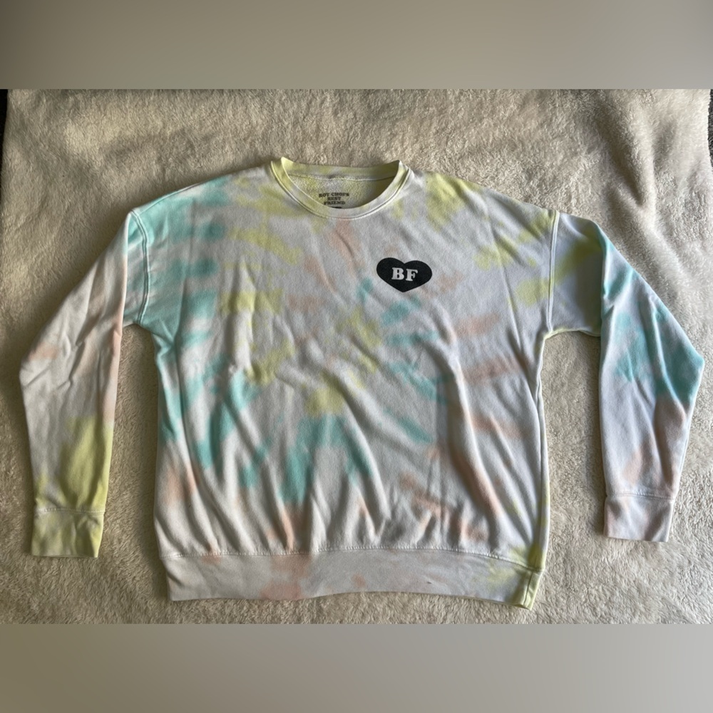 Tie-Dye Long Sleeve Shirt with BF Logo